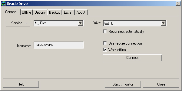 RTC Messenger console
