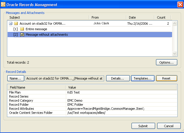 RTC Messenger console