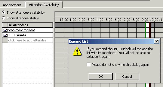 attendee availability