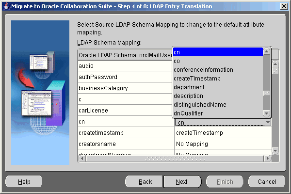 LDAP entry translations