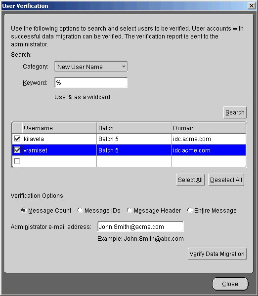 verifying new accounts