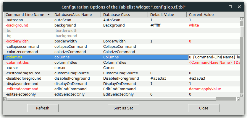 Configuration Options
